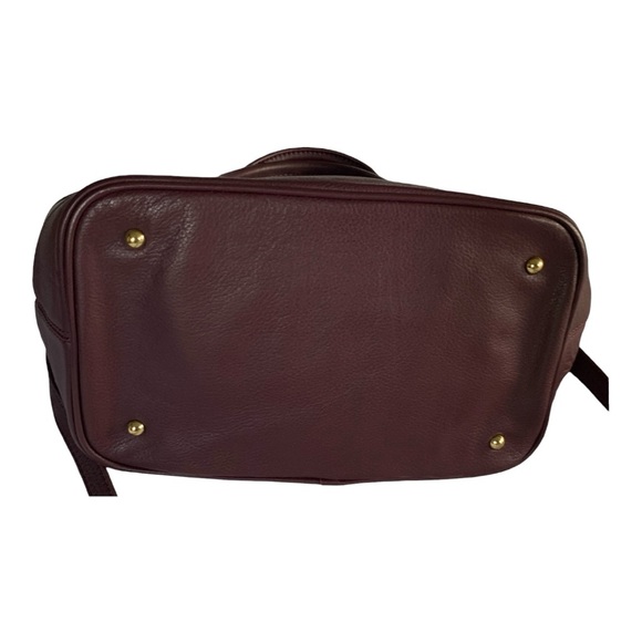 Emma Fox Purple Burgundy Dome Satchel - Picture 8 of 12